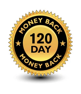 120-Day Money Back Guarantee badge